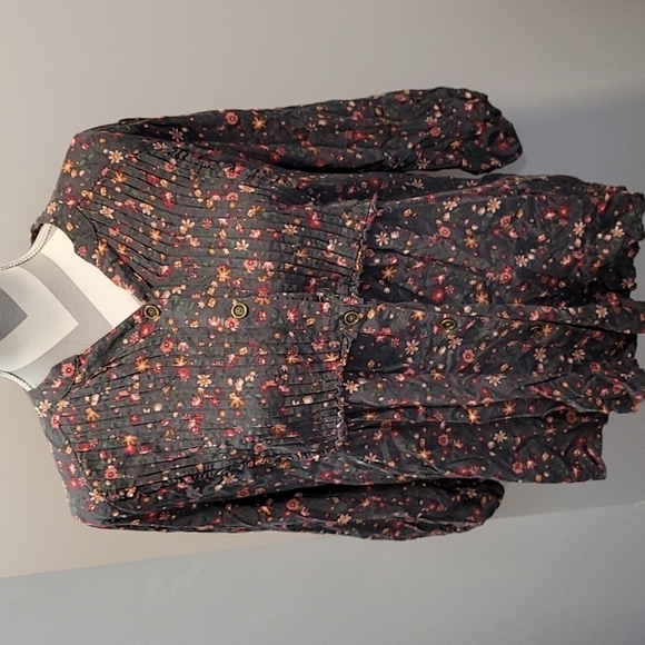 Matilda Jane sz large floral shirt blouse WT72 - Picture 1 of 3